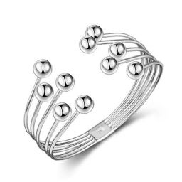 925 Sterling Zilveren Mode + Kralen Armbanden; Verstelbare Armbanden Voor Vrouwen 