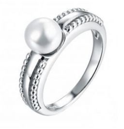925 Sterling Zilveren Wit Natuurlijke Parel Ring Voor Vrouwen_1