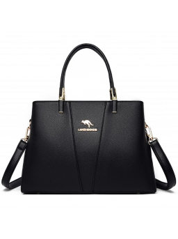 PU Lederen Designer luxe handtassen draagtas dames-Zwart