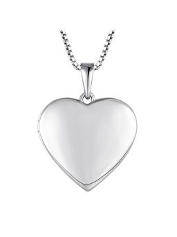 Gepersonaliseerde foto hart hanger ketting 925 sterling zilveren ketting voor dames